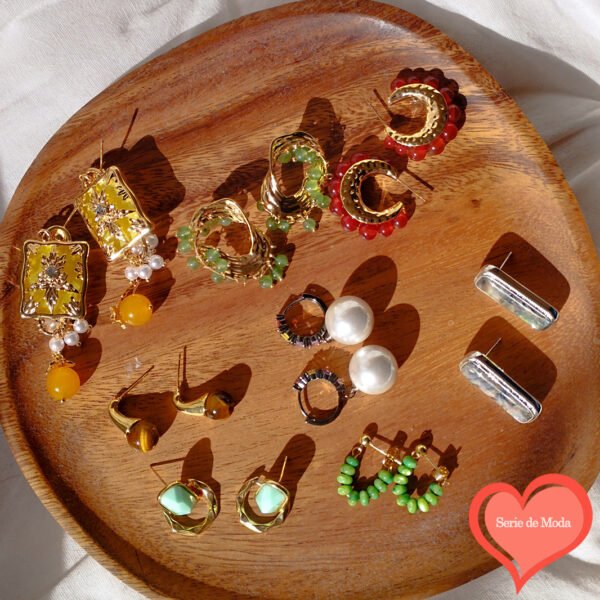 Pendientes Serie de Moda Moderna Caja Sorpresa de Joyería