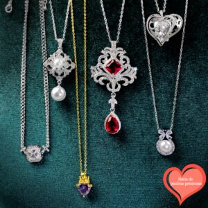 Collar Serie de piedras preciosas Caja Sorpresa de Joyería