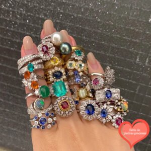 Anillo Serie de piedras preciosas Caja Sorpresa de Joyería