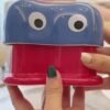 Big eyes storage ceramic jar