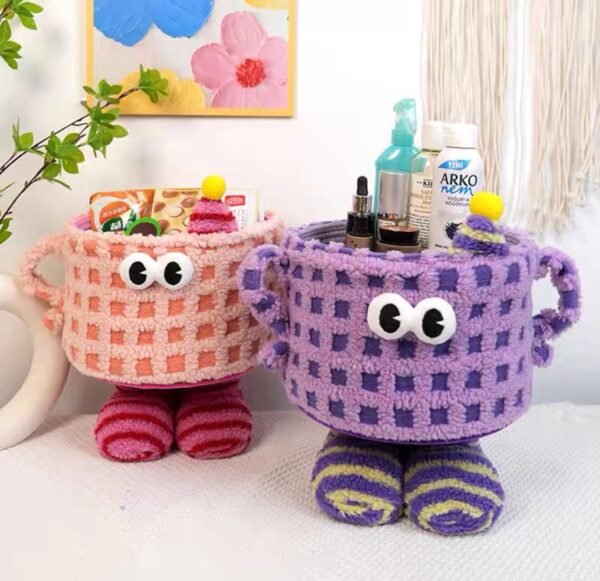 Screenshot_20250903_013753_com.taobao.taobao_edit_104579617548104 Woven storage basket Cute lambskin Little Monster