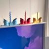 Candlestick bow-knot home decoration