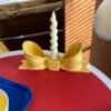 Candlestick bow-knot home decoration