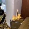 Candlestick bow-knot home decoration