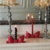 Candlestick bow-knot home decoration