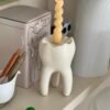 Interesting tooth vase can be used for flower arrangement candle holder  household